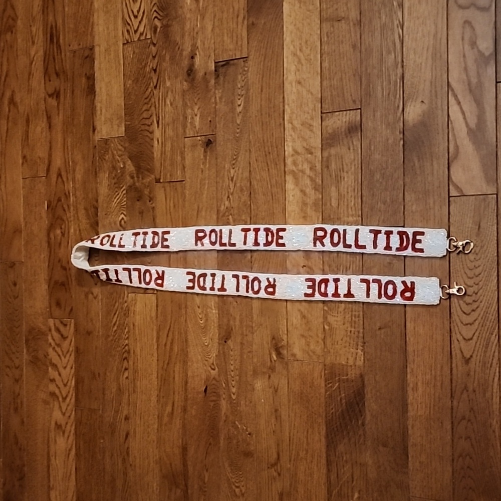 "Roll Tide" Beaded Purse Strap
